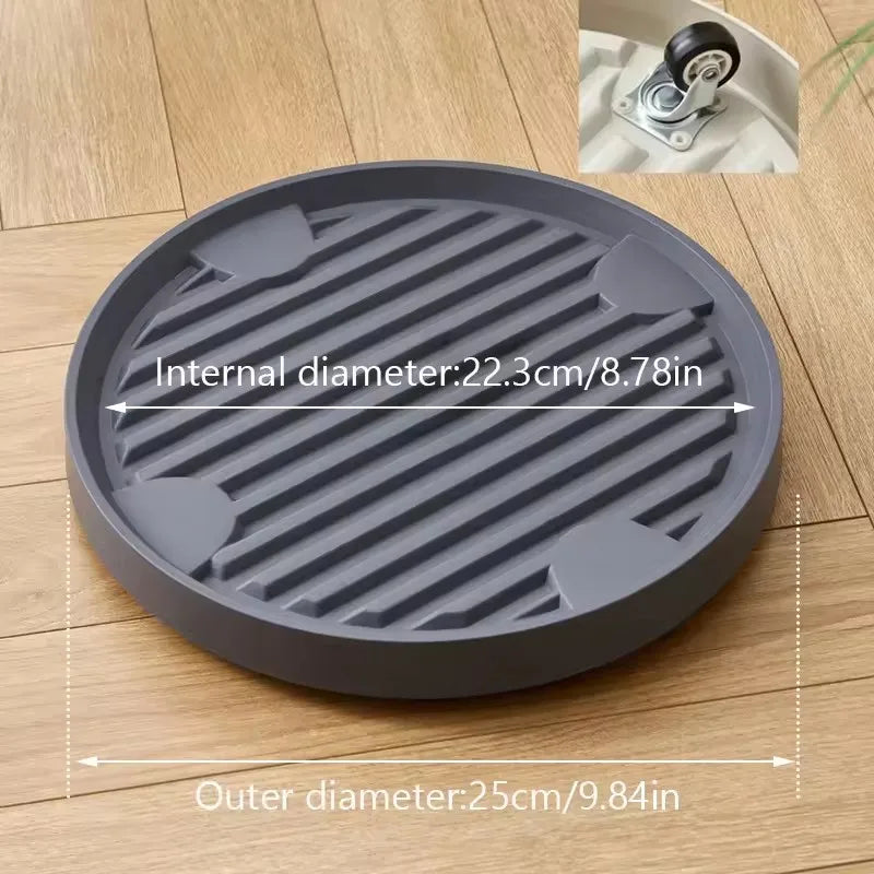 support plante gris blanc rayures horizontales moderne portable amovible robuste