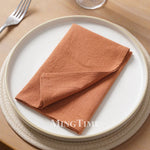 serviettes table coton uni classiques couleurs variées maison party festive