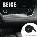 bande decorative adhésive polyuréthane noir rouge bleu blanc intérieur voiture
