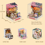 miniature magasin vintage bois artisanale diy bacs fruits légumes viandes sucreries pâtisseries