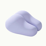 oreiller concave mousse 3d fibre bambou support dos fesse moderne violet opaque