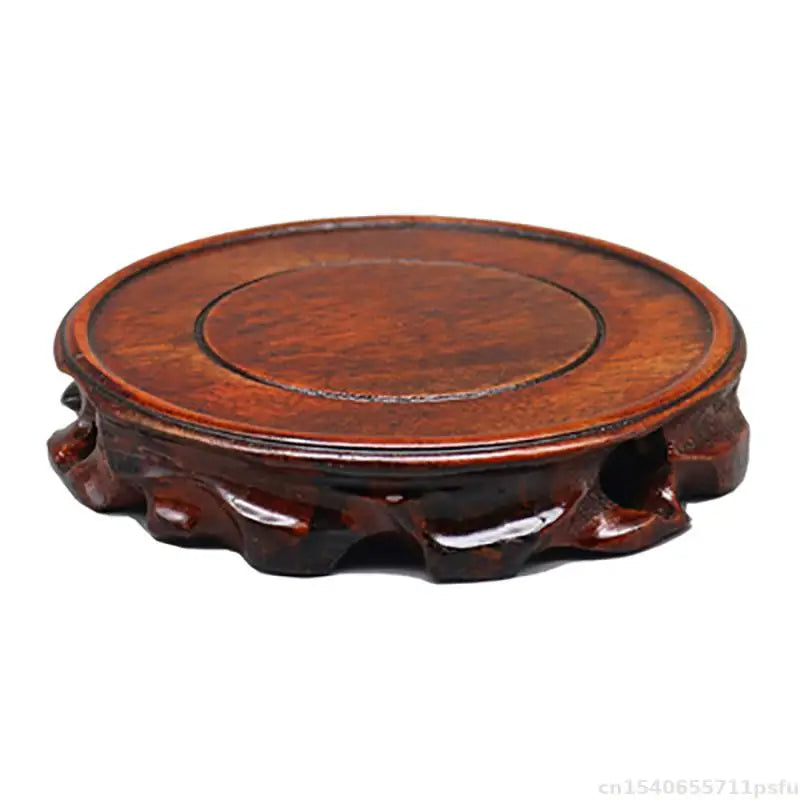 support présentation bois sculpté socle vase figurine théière décoration intérieur classique