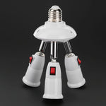 adaptateurs ampoules E27 blancs modernes têtes matériau métallique certifié réglables lumière LED