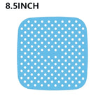 couvre casserole adhésif silicone antiadhésif moderne rouge bleu noir points tapis doublure cuisson respectueux