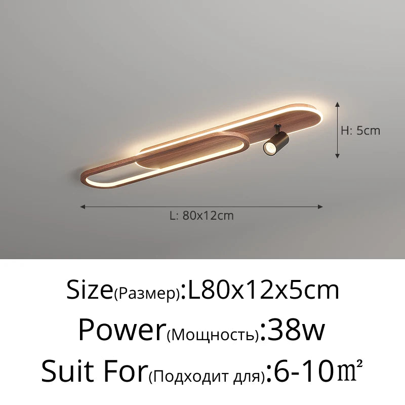 lampe moderne bois naturel finition mate led boise blanc minimaliste télécommande
