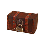 boîte bijoux vintage bois violet marron coffret rangement velours cadenas rustique