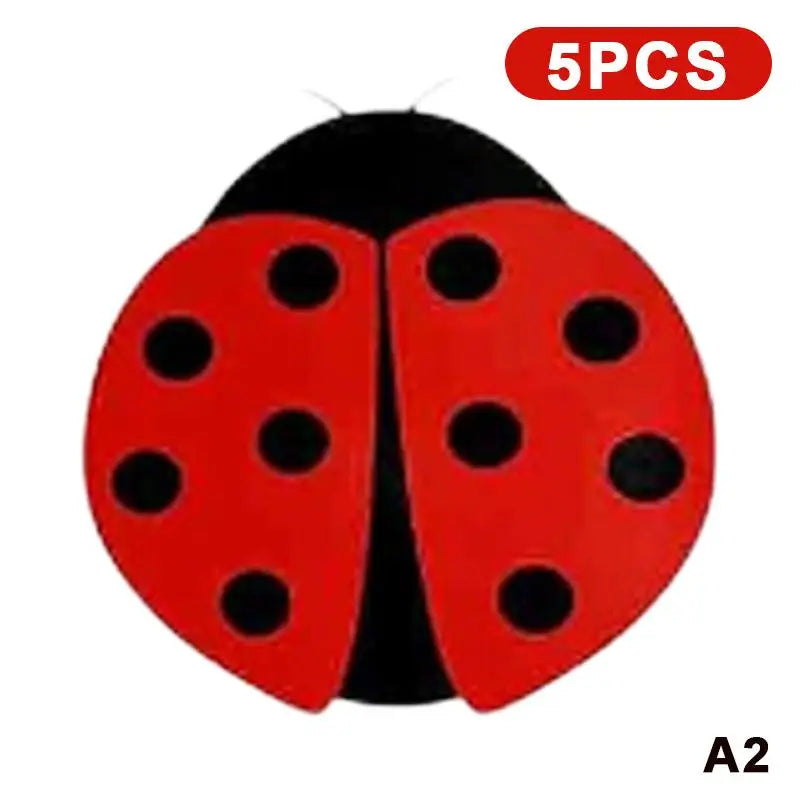 autocollants décoratifs cartoon fleurs hibiscus pivoine marguerite papillon couleurs rouge noir rose bleu jaune
