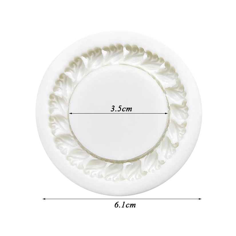 miroir blanc vintage feuillagé relief silicone respectueux environnement opacité classique
