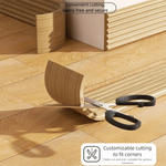plinthes auto adhésives aspect bois moderne naturel gris clair anti collision murales décoration intérieure