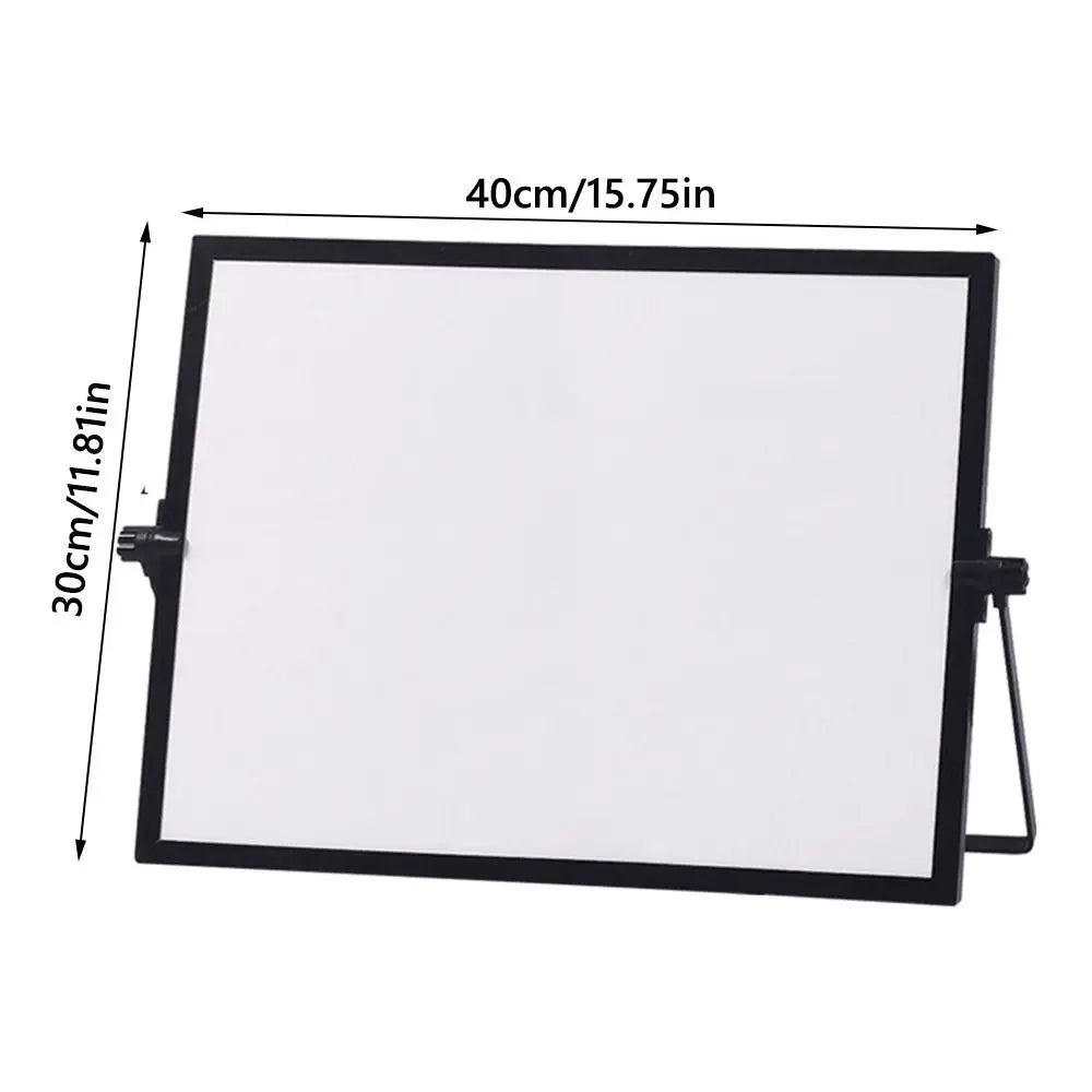 tableau blanc portable pliable moderne pieds effaçable double face opacité matériau aluminium blanc noir