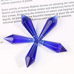 cristaux géode transparents facettes modernes bleu rose violet orange jaune bricolage décoration festive mariage