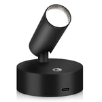 applique murale led rechargeable usb noir blanc moderne réglable intensité variable chambre étude