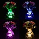 lampe led submersible transparente moderne 12 diodes rgb télécommande ip67 certifiée vde ul rohs