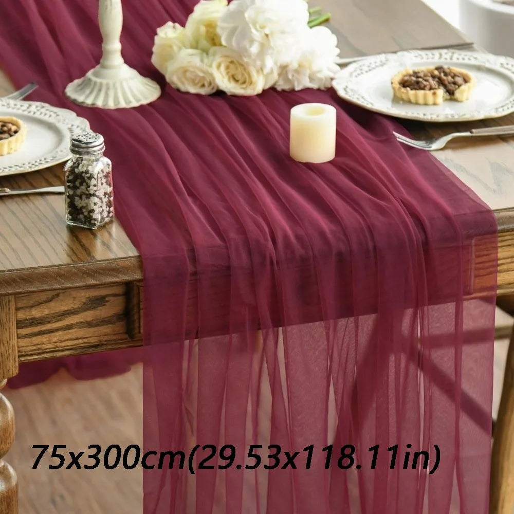 table table polyester plissé rose pâle vert foncé blanc violetclair beige classique festive fleuri