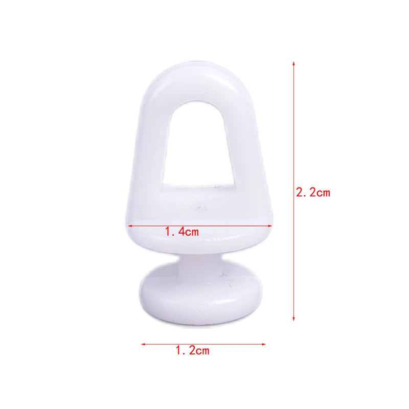 clips fixation blancs minimalistes rideaux 60 pièces accessoires rideau