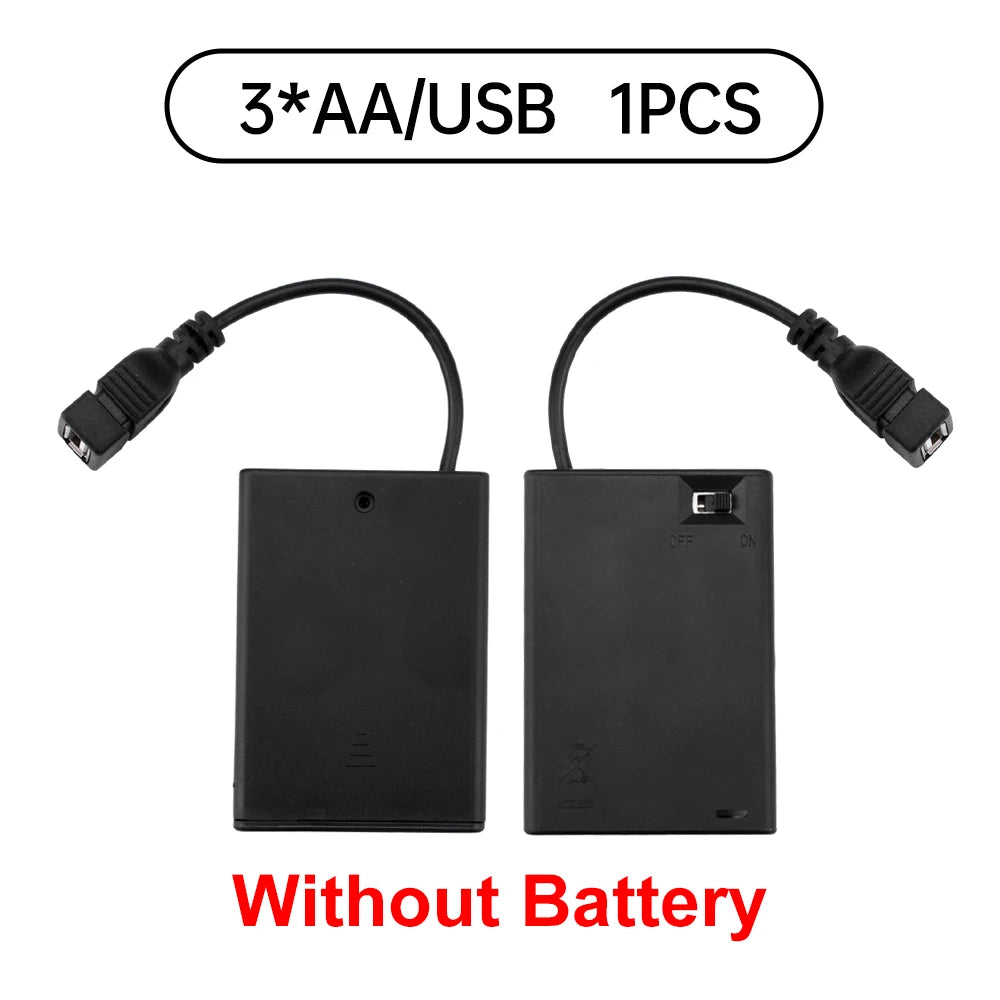 support batterie usb noir moderne batteries aa aaa compartiments mat