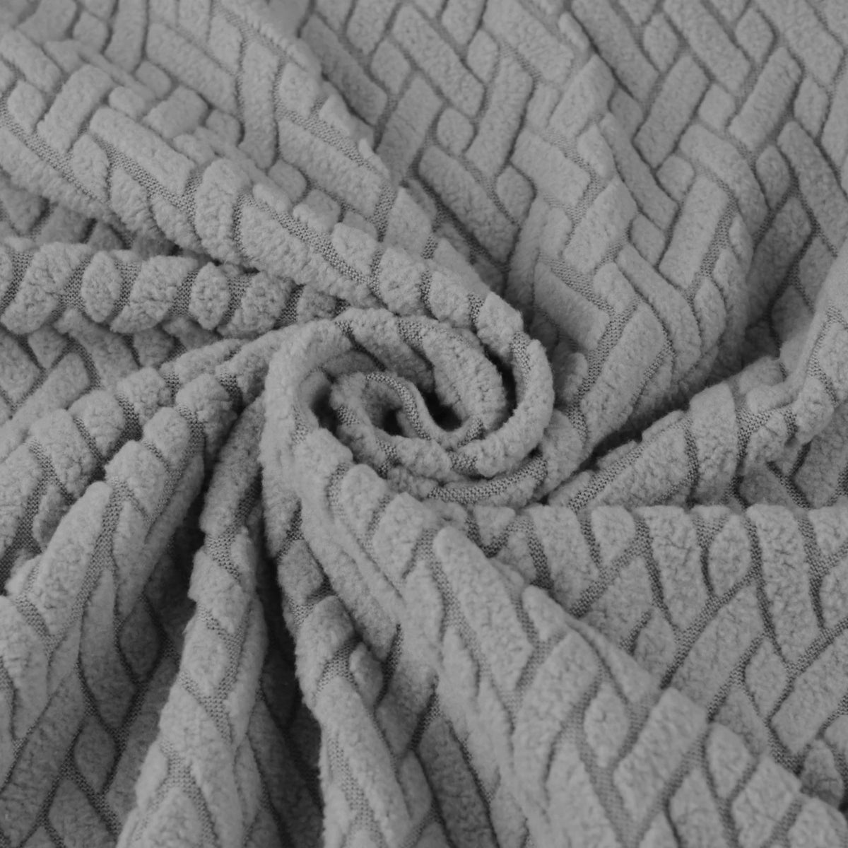 housse canapé gris motifs géométriques moderne spandex polyester anti dérapant lavage machine