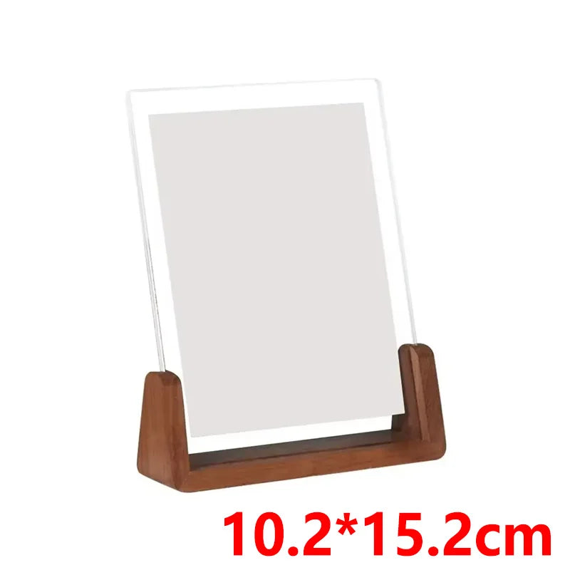 porte photo transparent moderne bois clair documents photos mariage minimaliste