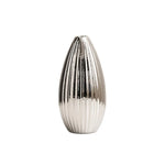 vase argenté doré moderne rayures verticales décoration table floral simple