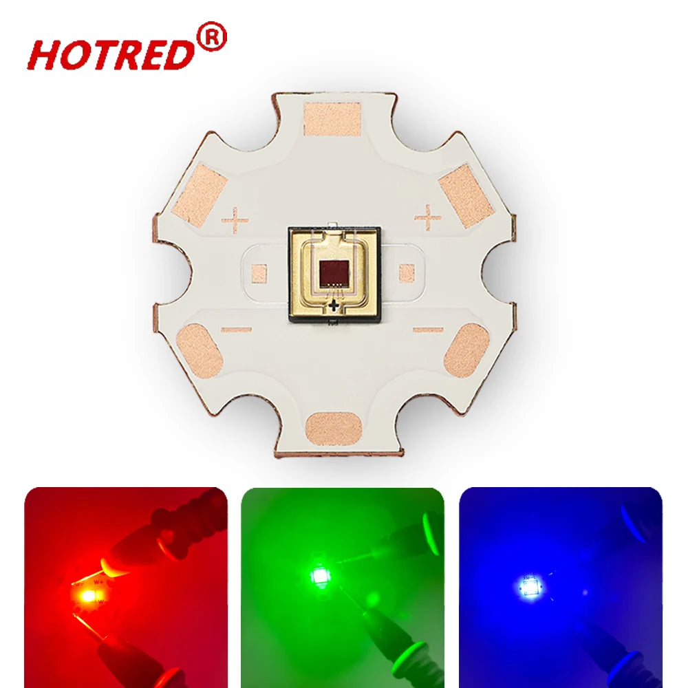 diodes led 20w blanc cuivre imprimées symboles circulaires lampe poche extérieure