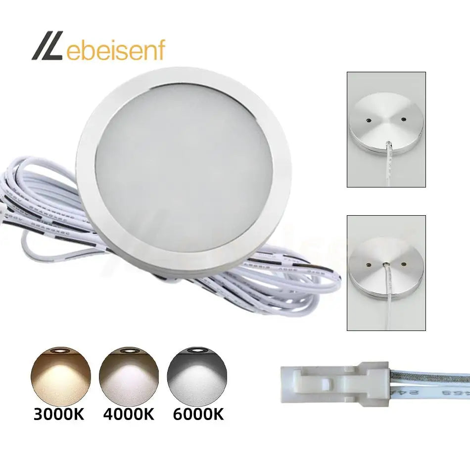 lampe led froissée moderne 12v 2w 3w 5w 3000k 4000k 6000k aluminium blanc
