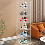 boîtes rangement chaussures transparentes pliables modernes respectueux environnement
