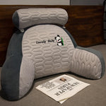 coussin lecture texturé panda lapin gris blanc rose confortable moderne 60x40cm