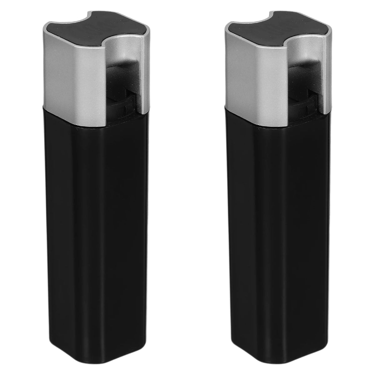 bouteille parfum moderne noire argent brillante chaîne bouleOpaque moderne parfum noir argent