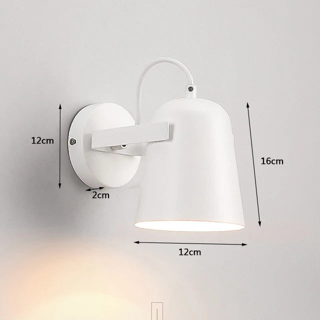 lampe murale led moderne rose gris blanc noir vert chambre cuisine salle manger étude