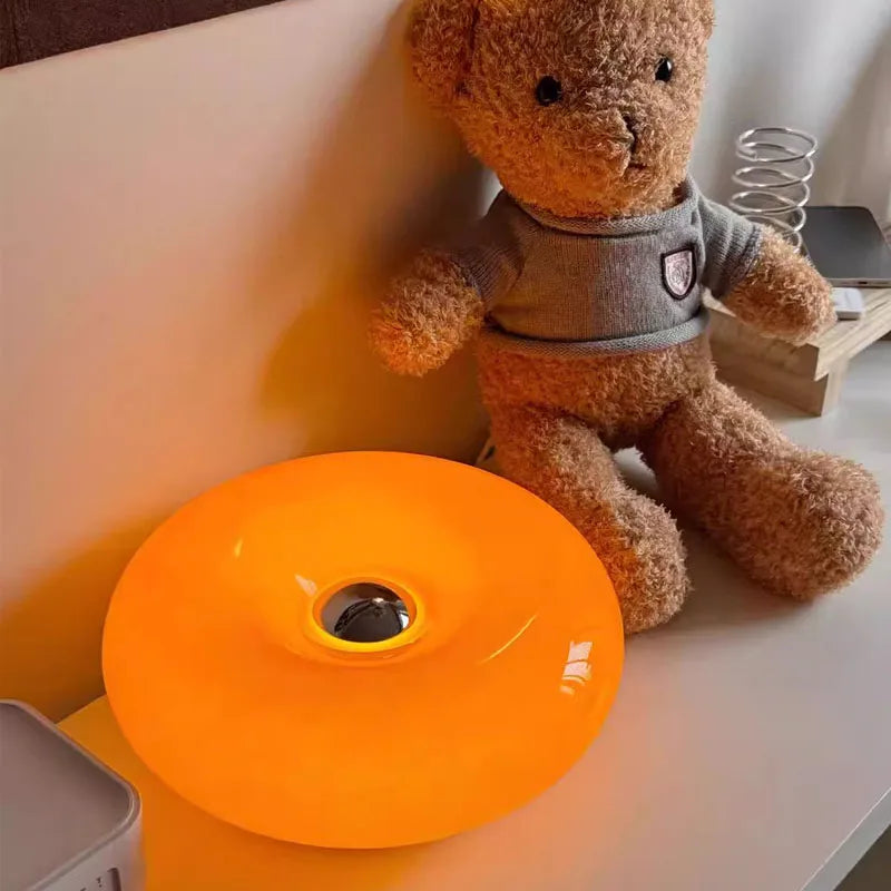 lampe table moderne orange minimaliste éclairage intérieur cuisine salle manger tactile gradation continue led