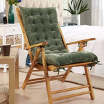 coussin chaise velours boutons vert olive moderne confortable amovible lavable ppcotton polyester rectangulaire adultes