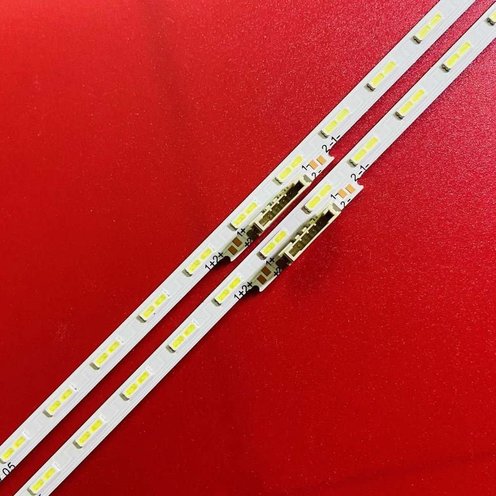 barres lumineuses led 467mm 36 diodes blanc argenté rouge écran tv technique