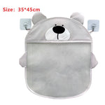 Sac rangement bain maille fine blanc succion moderne jouets bain shampooing savon brosse