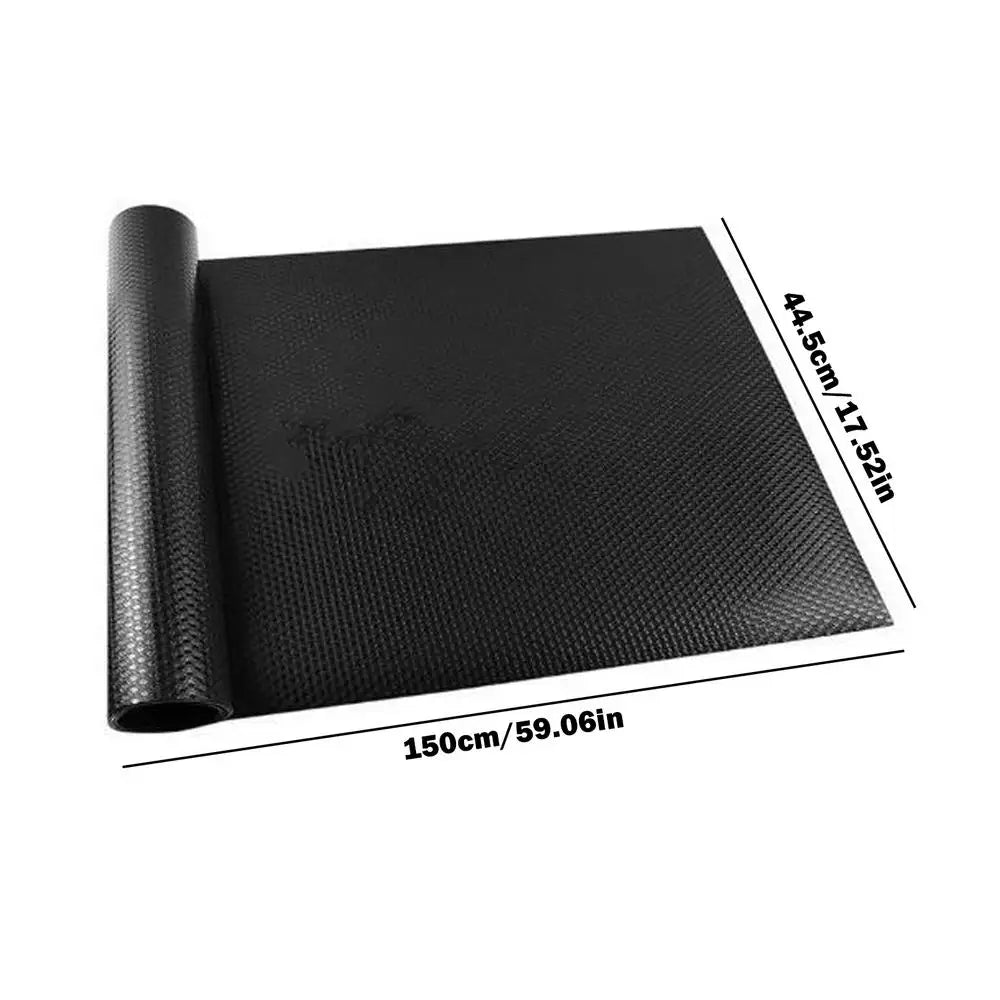 tapis reptile noir texture micro perforée moderne literie terrarium sécurité confort support polymère 200cm