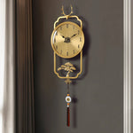 horloge murale or motif arbre moderne blanche chaîne dorée salle couloir décoINCT: titre généré
