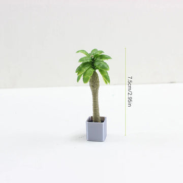 décoration intérieure plante artificielle fleurs feuilles pot terre cuite galets blancs moderne minimaliste
