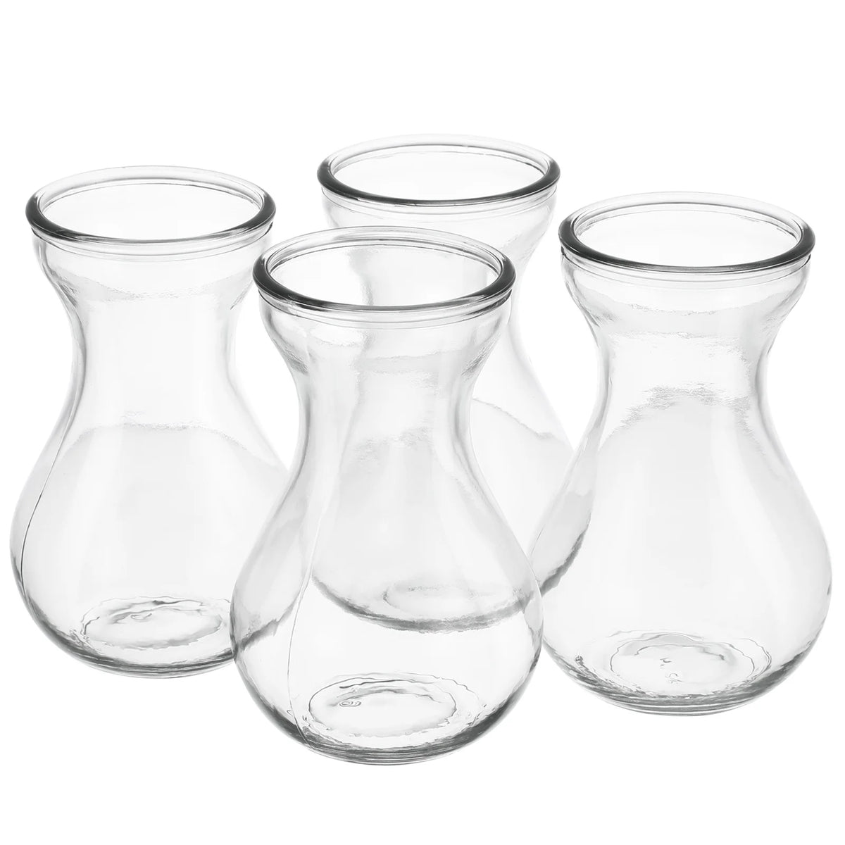 vases verre transparents petits vases décoratifs modernes plantes fleurs intérieur