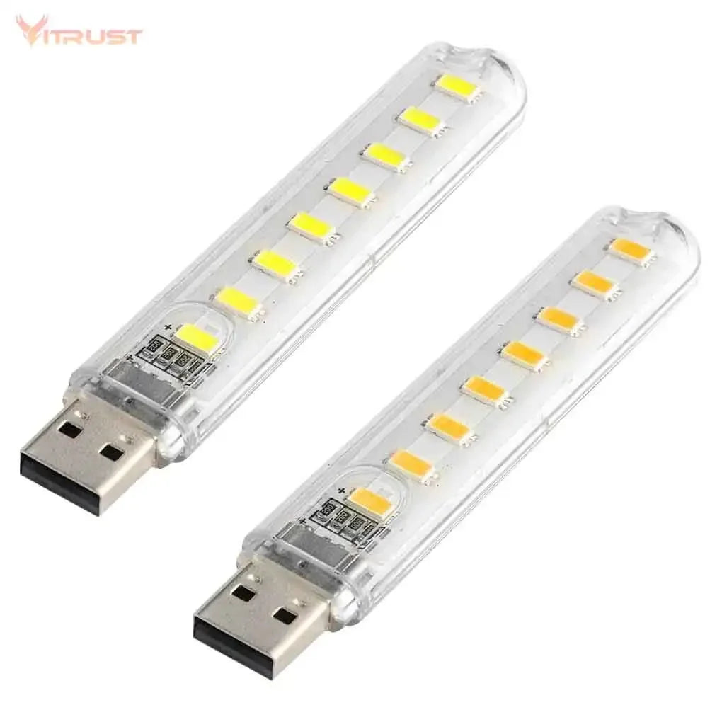 lampe led rechargeable usb transparente moderne leds veilleuse camping portable compact