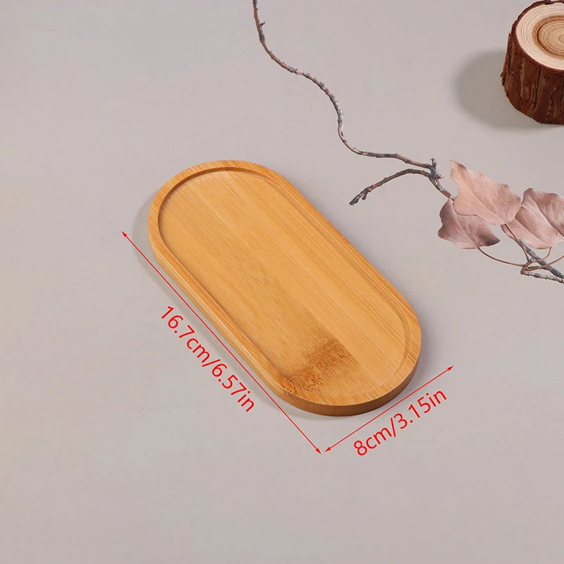 plateau bois assiette décorative ovale rectangulaire minimaliste rustique japonais grain visible fourchette branche sèche