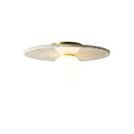 plafonnier moderne marbre blanc vert doré lampe salon chambre décoration intérieur