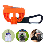 clips chaussures multifonctionnels noir blanc bleu vert orange rose violet pratiques pochettes serrage non