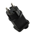 adaptateur électrique noir moderne 3.6w prise ue cable information technique étanche ip44 led