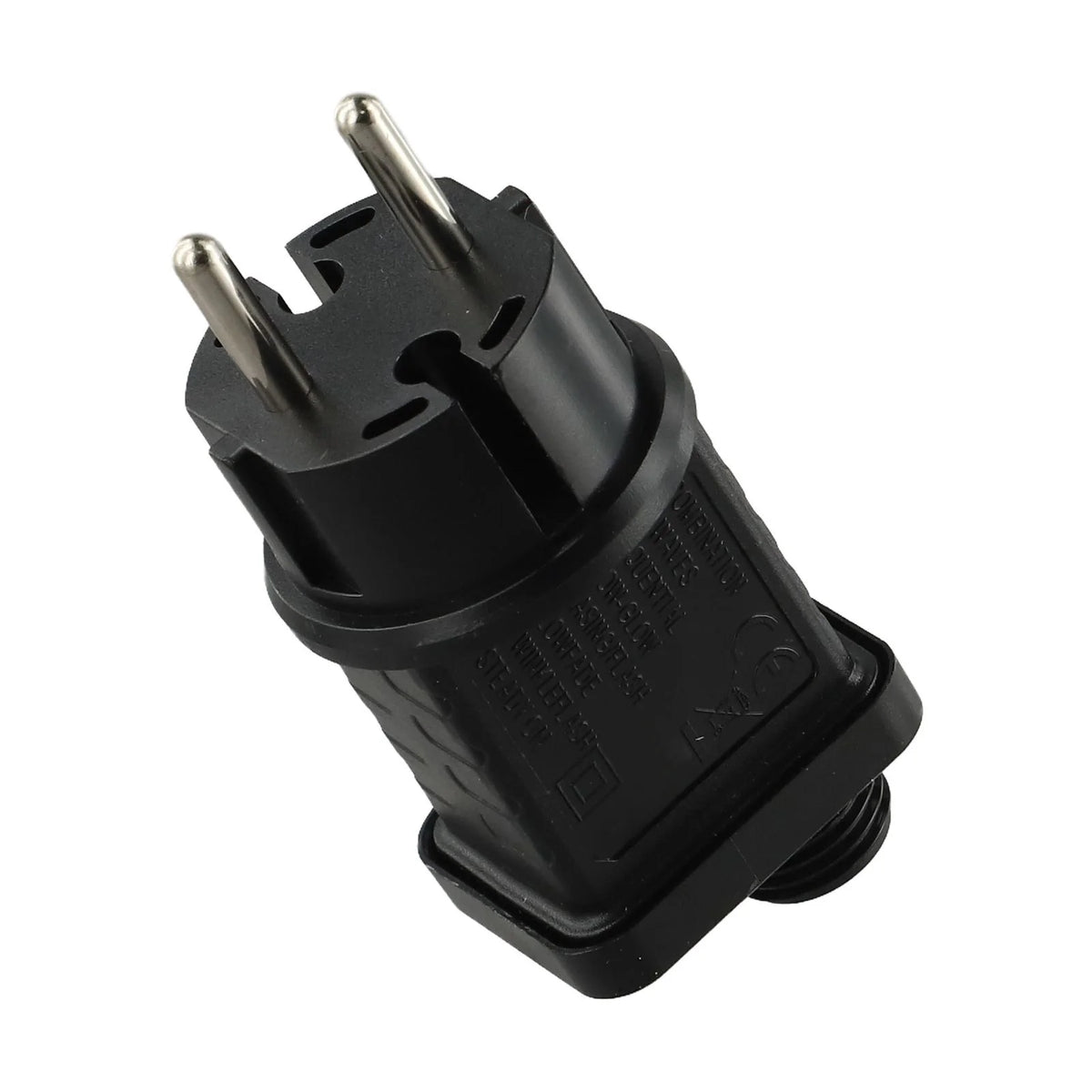 adaptateur électrique noir moderne 3.6w prise ue cable information technique étanche ip44 led