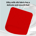tapis souris ergonomique noir gris orange rouge adhésif doux moderne fonctionnel repose poignet