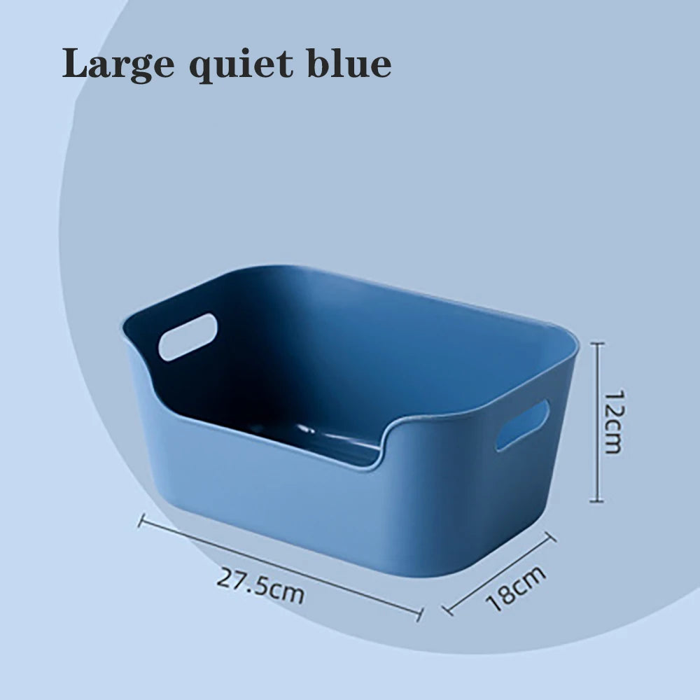 boîtes rangement orange bleu vert poignées intégrées multifonctionnelles modernes pratiques