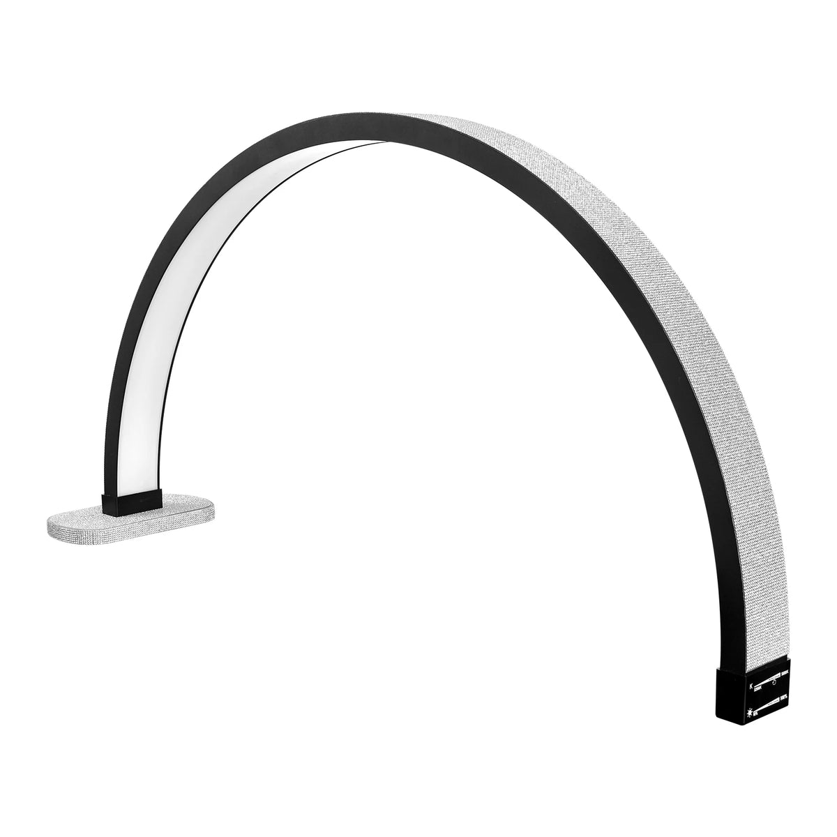 lampe moderne brillante rose blanc réglable 3200k 6500k interrupteur câble alimentation
