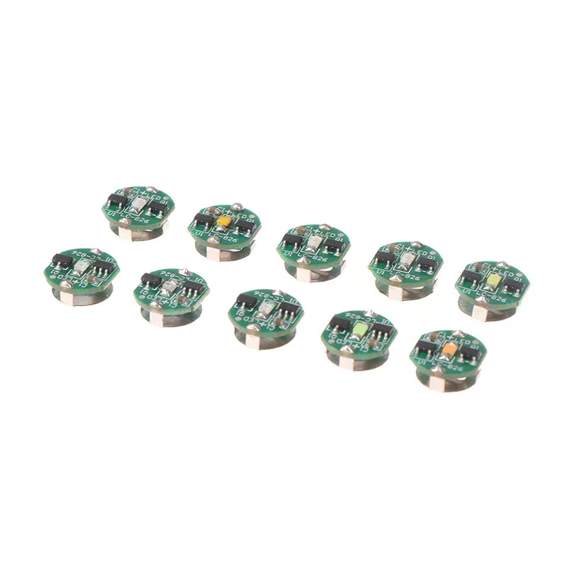 interrupteur led vert circulaire imprimé composants électroniques connecteurs condensateurs diodes 13cm fixe animation