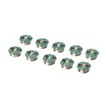 interrupteur led vert circulaire imprimé composants électroniques connecteurs condensateurs diodes 13cm fixe animation