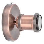 support ampoule bronze doré moderne vis fixation industrielle aluminium brossé chambre salon cuisine