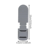 fixations clipser rideaux blanc gris moderne minimalistes texturées lignes horizontales